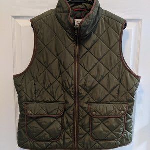 Bass Green Zip up vest